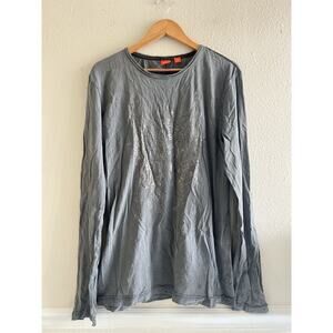 Hugo Boss Orange Y2K Long Sleeve T-shirt‎ Size Large Grunge